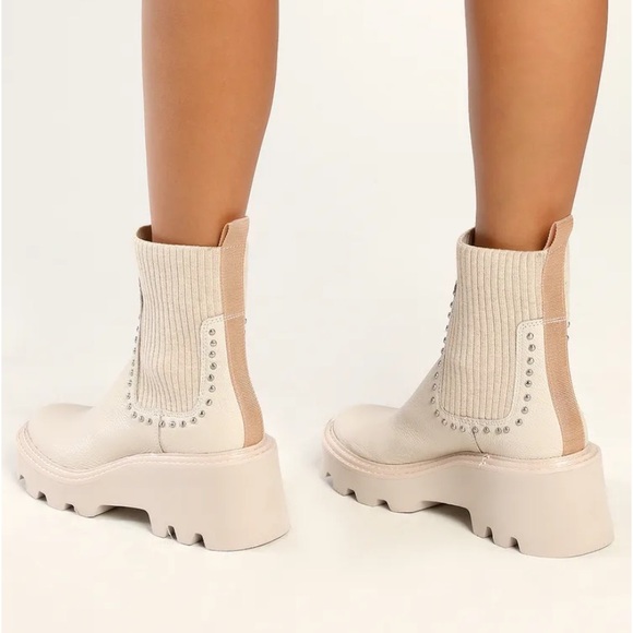 Dolce Vita Womens Hoven Leather Studded Chelsea Boots - Picture 2 of 14